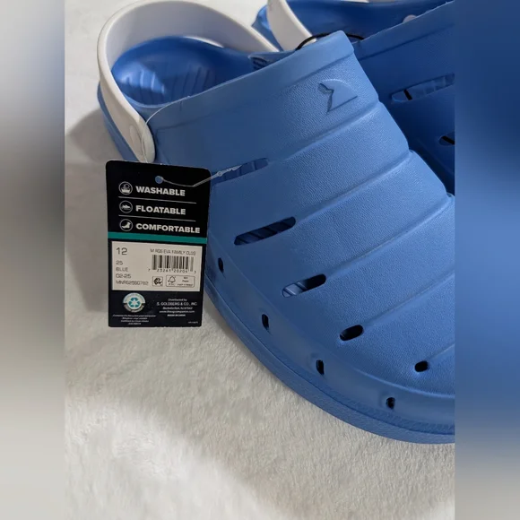 Men clogs size 12, blue color, washable comfortable - Picture 5 of 5